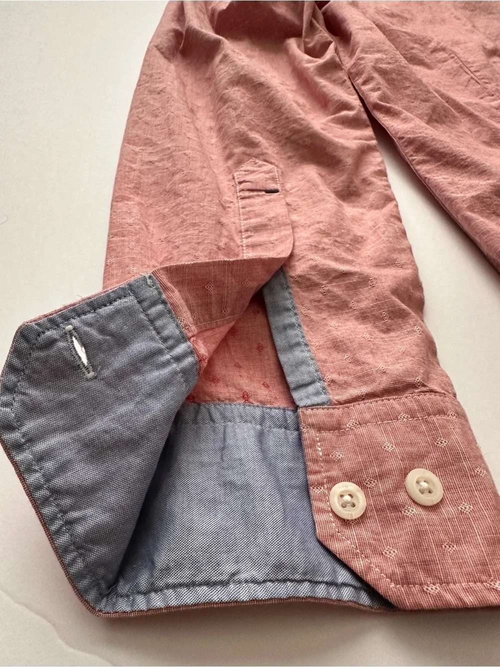 Banana Republic Men's Button-Down Shirt - Dusty Rose
